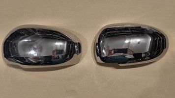 Mirror covers with turn signals set 2 pcs chrome Toyota Prius 2010 - 2012 CCIA CCIMC67461