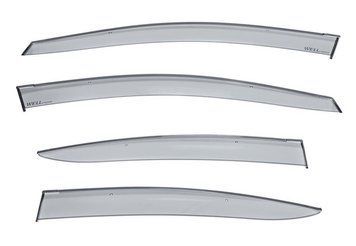 Window Deflectors 4pcs Set Premium Series Subaru Impreza 2017-2022 Sedan Wellvisors 3-847SU015