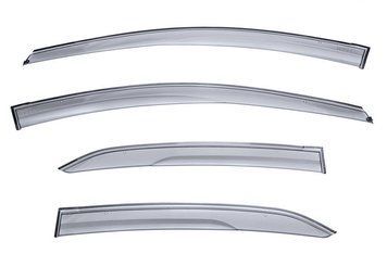 Window Deflectors 4pcs Set Aerodyn Series Toyota Corolla 2014-2019 Wellvisors 3-847TY038