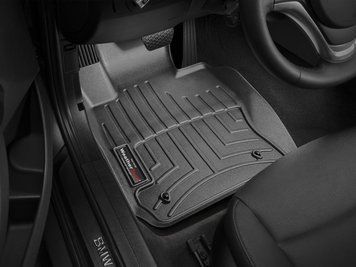 Car Mats 3D Liners Front BMW X1 2013 - 2015 Black WeatherTech 443651