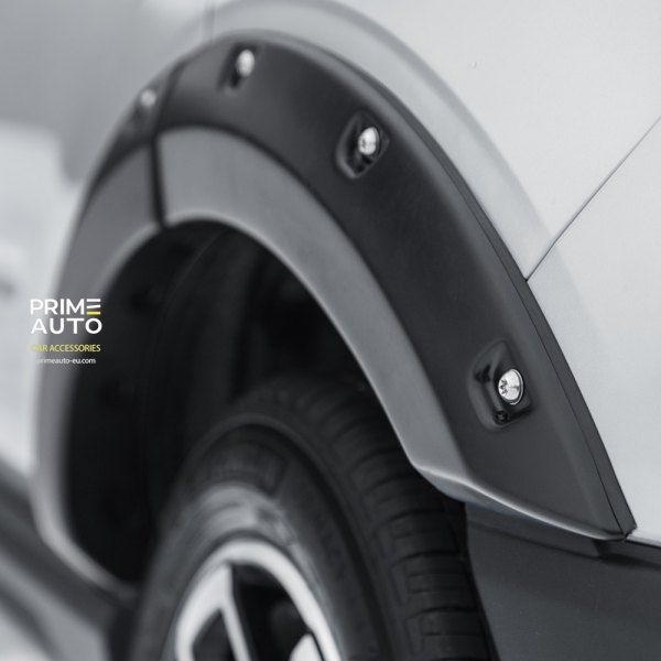 Fender Flares set 4 PCs Ford Bronco Sport 2021 - 2026 Pocket - style black Bushwacker 20952 - 02