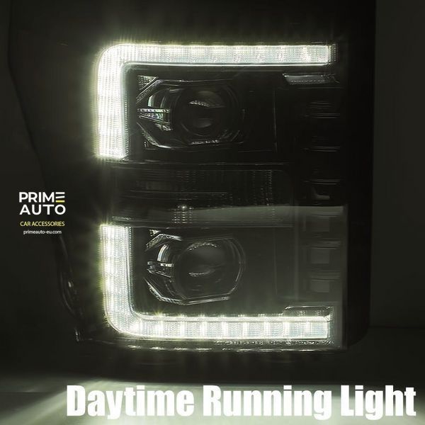 Front lights Ford Super Duty 2011-2016 LED LUXX series chromium AlphaRex 880145
