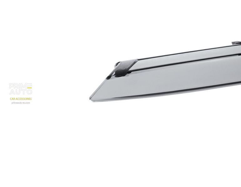 Window Deflectors 4pcs Set With Black Trim Kia Soul 2020-2025 Wellvisors 3-847KA024