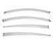 Owiewki do szyb samochodowych num 4 szt z chromowaną odlewanie Buick Regal 2018 - 2020 Sportback Wellvisors 3-847BU009
