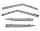Window Deflectors 4pcs Set With Black Trim Kia Soul 2020-2025 Wellvisors 3-847KA024