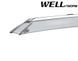 Owiewki do szyb samochodowych num 4 szt z chromowaną odlewanie Buick Regal 2018 - 2020 Sportback Wellvisors 3-847BU009