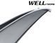Owiewki do szyb samochodowych num 4 szt z chromowaną odlewanie Volvo V60 2015 - 2018 Hatchback Wellvisors 3-847VO004