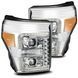 Front lights Ford Super Duty 2011-2016 LED LUXX series chromium AlphaRex 880145