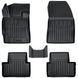 Dywaniki gumowe z bokiem zestaw 5 szt Peugeot 308 2021 + (III P5) czarny SOVA-PL