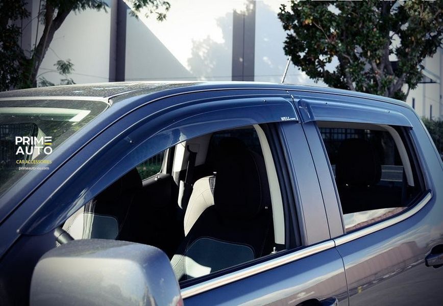 Owiewki do szyb samochodowych num 4 szt Premium seria GMC Canyon 2015 - 2026 Crew Cab Wellvisors 3-847CH008