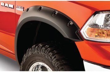 Fender Flares front 2 PCs RAM/Dodge Ram 1500 Classic 2019-2024 Pocket-style black Bushwacker 50037-02