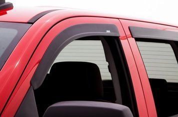 Window Deflectors 4 pcs Set Chevrolet Colorado 2015-2023 Ventvisor LOW PRO Black Matte AVS 774049