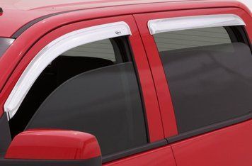 Window Deflectors 4 pcs Set Toyota 4Runner 2010-2023 Ventvisor Chrome AVS 684242