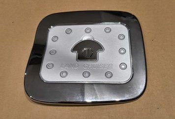 Fuel filler flap cover 1 pcs chrome Toyota Land Cruiser 100 1998 - 2007 Wellstar LT7209F