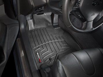 Car Mats 3D Liners Front Infiniti Q60 2007 - 2015 Black WeatherTech 441561