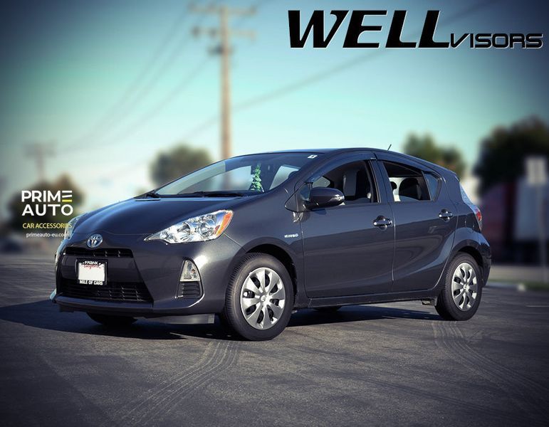 Window Deflectors 4pcs Set Premium Series Toyota Prius 2012-2018 C Wellvisors 3-847TY031