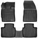 Dywaniki gumowe z bokiem zestaw 5 szt Peugeot 408 2022 + (P54) czarny SOVA-PL
