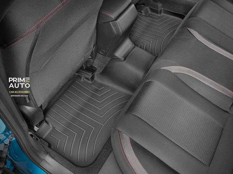 Car Mats 3D Liners 2nd Row Subaru Impreza 2017 - 2023 Black WeatherTech