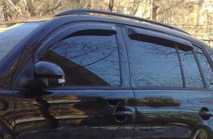 Window Deflectors 4pcs Volkswagen Tiguan 2007 - 2016 EGR 92496019B