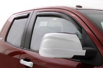 Window Deflectors 4 pcs Set Toyota TUNDRA 2007-2021 Ventvisor IN-CHANNEL Dark Smoke AVS 194761