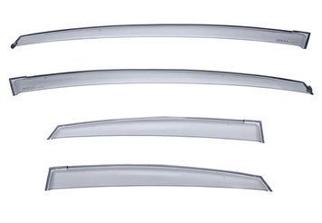 Window Deflectors 4pcs Set Premium Series Toyota Prius 2010-2015 Wellvisors 3-847TY040