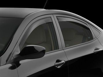Owiewki do szyb samochodowych prz&oacute;d+tył num 4 szt wstawiony Hyundai Accent 2012 - 2017 WeatherTech 82551
