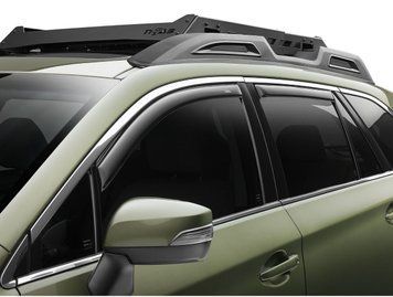 Window Deflectors 4 pcs Set Subaru Ascent 2019-2025 VENTVISOR IN-CHANNEL Dark Smoke AVS 194250