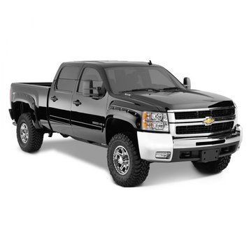 Fender Flares set 4 PCs Chevrolet Silverado 2500/3500 HD 2007-2014 Pocket-style black Bushwacker 40924-02