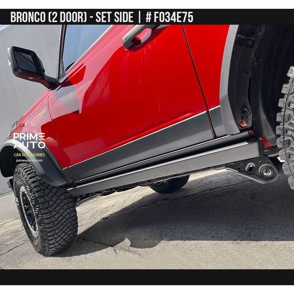 Listwy boczne Ford Bronco 2021 - 2026 czarny AIR DESIGN FO34E75