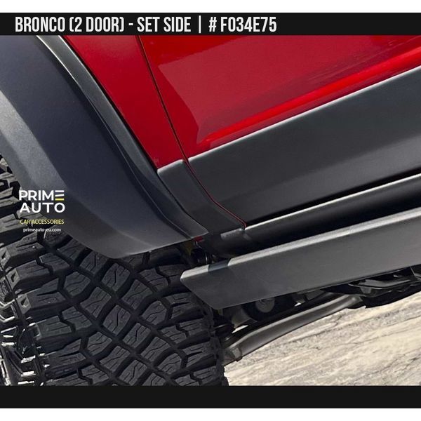 Listwy boczne Ford Bronco 2021 - 2026 czarny AIR DESIGN FO34E75
