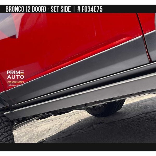 Listwy boczne Ford Bronco 2021 - 2026 czarny AIR DESIGN FO34E75