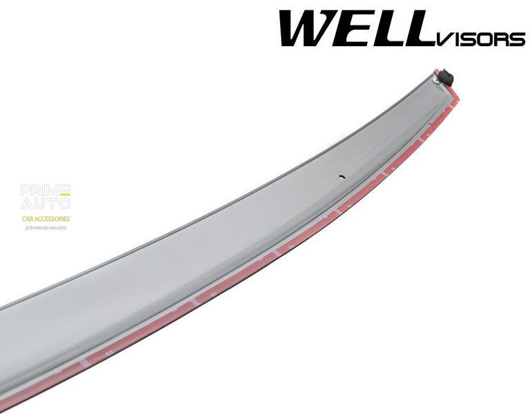 Owiewki do szyb samochodowych num 4 szt Premium seria Toyota Prius 2010 - 2015 Wellvisors 3-847TY040
