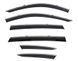 Window Deflectors 6pcs Set With Black Trim Acura MDX 2022+ Wellvisors 3-847AC025
