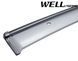 Window Deflectors 4pcs Set With Black Trim Nissan Versa 2012-2019 Sedan Wellvisors 3-847NS007