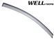 Window Deflectors 4pcs Set With Black Trim Nissan Versa 2012-2019 Sedan Wellvisors 3-847NS007