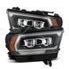 Front lights Ram 1500 2019-2025 LUXX-Series Black AlphaRex 880576