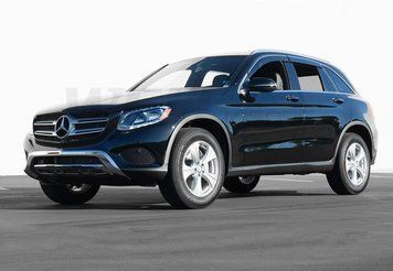 Window Deflectors 4pcs Set with Chrome Trim Mercedes-Benz GLC-Class 2016-2022 Wellvisors 3-847MB020