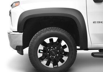 Fender Flares set 4 PCs Chevrolet Silverado 2500/3500 HD 2020-2025 Extended-A-style black Bushwacker 40986-02