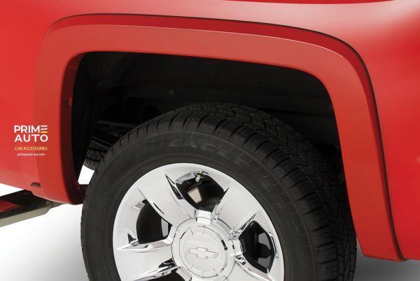 Fender Flares set 4 PCs Chevrolet Silverado 1500 2014-2018 Extended-A-style black Bushwacker 40964-02
