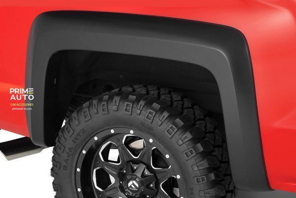 Fender Flares set 4 PCs Chevrolet Silverado 1500 2014-2018 Extended-A-style black Bushwacker 40964-02