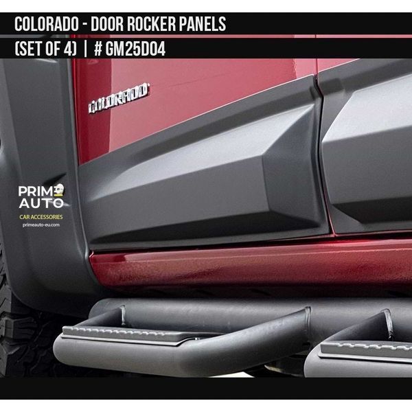 Moluri SET Chevrolet Colorado 2016-2023 negru AIR DESIGN GM25D04