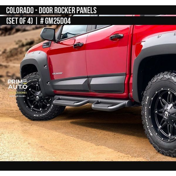 Moluri SET Chevrolet Colorado 2016-2023 negru AIR DESIGN GM25D04
