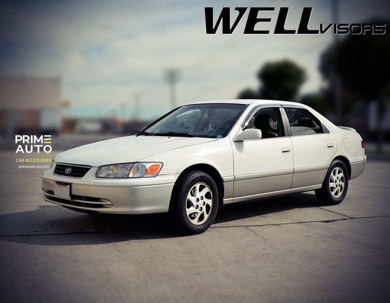 Window Deflectors 4pcs Set Premium Series Toyota Camry 1997-2001 Sedan Wellvisors 3-847TY007