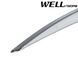 Owiewki do szyb samochodowych num 4 szt z czarna chromowana listwa BMW 3-Series 2006 - 2011 Sedan Wellvisors 3-847BM012