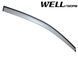 Owiewki do szyb samochodowych num 4 szt z czarna chromowana listwa Volkswagen Jetta 2006 - 2010 Sedan Wellvisors 3-847VW011