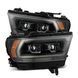 Lampy przednie Ram 1500 2019- 2025 LUXX-Series Alpha-Black AlphaRex 880575