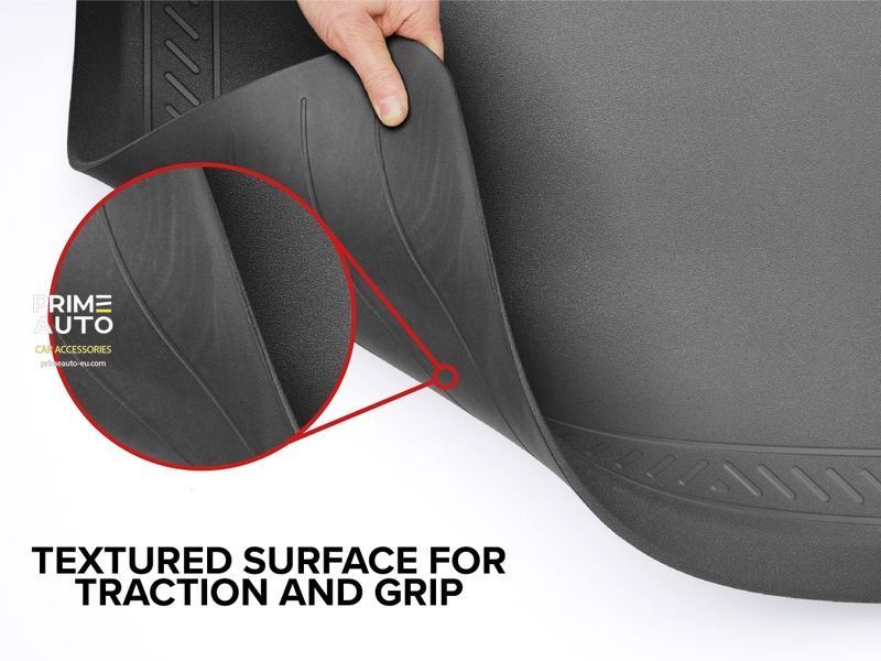 Коврик &laquo;Комфорт&raquo; цельный Углеродное волокно черный WeatherTech 81AF23CBB 81AF23CBB фото