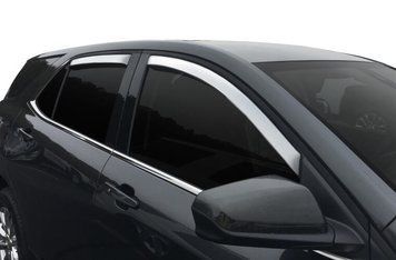 Window Deflectors 4 pcs Set GMC Acadia 2017-2025 Ventvisor Chrome AVS 684263