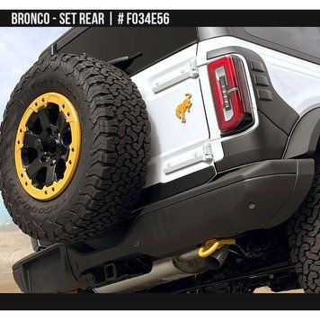 Aplicare pe spatele corpului Ford Bronco 2021-2025 negru AIR DESIGN FO34E56