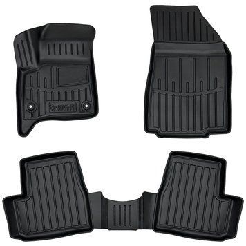 Car Mats with raised edge set 4 pcs Citroen C3 2024 + (IV) Black SOVA-PL